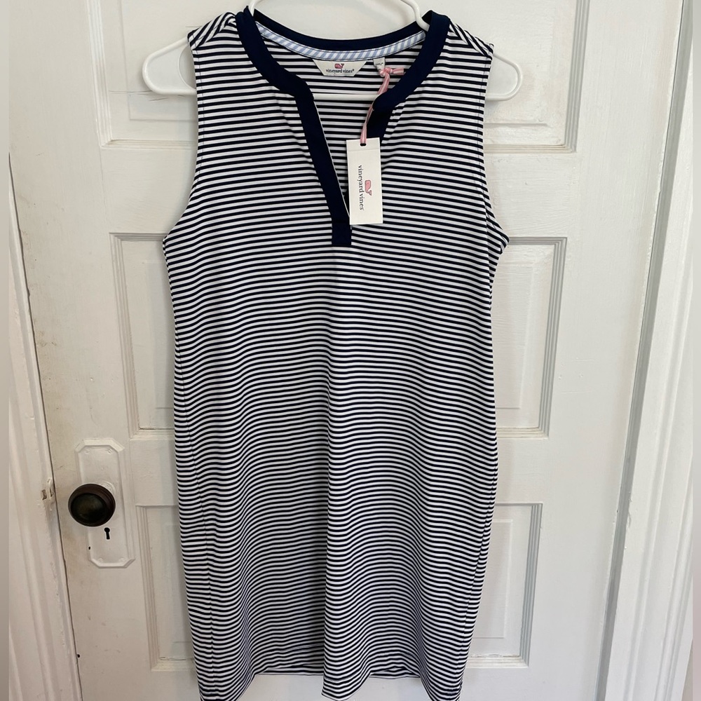 NWT Vineyard Vines Striped Sankaty Shift Dress